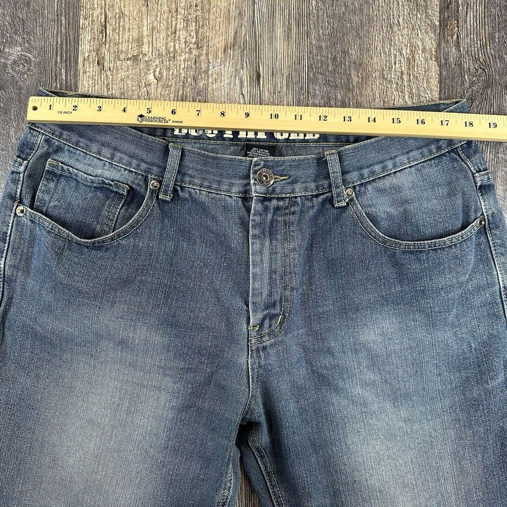 Southpole Original Collection Straight Leg Jeans Mens Size 38x32 Medium Denim - Picture 12 of 15